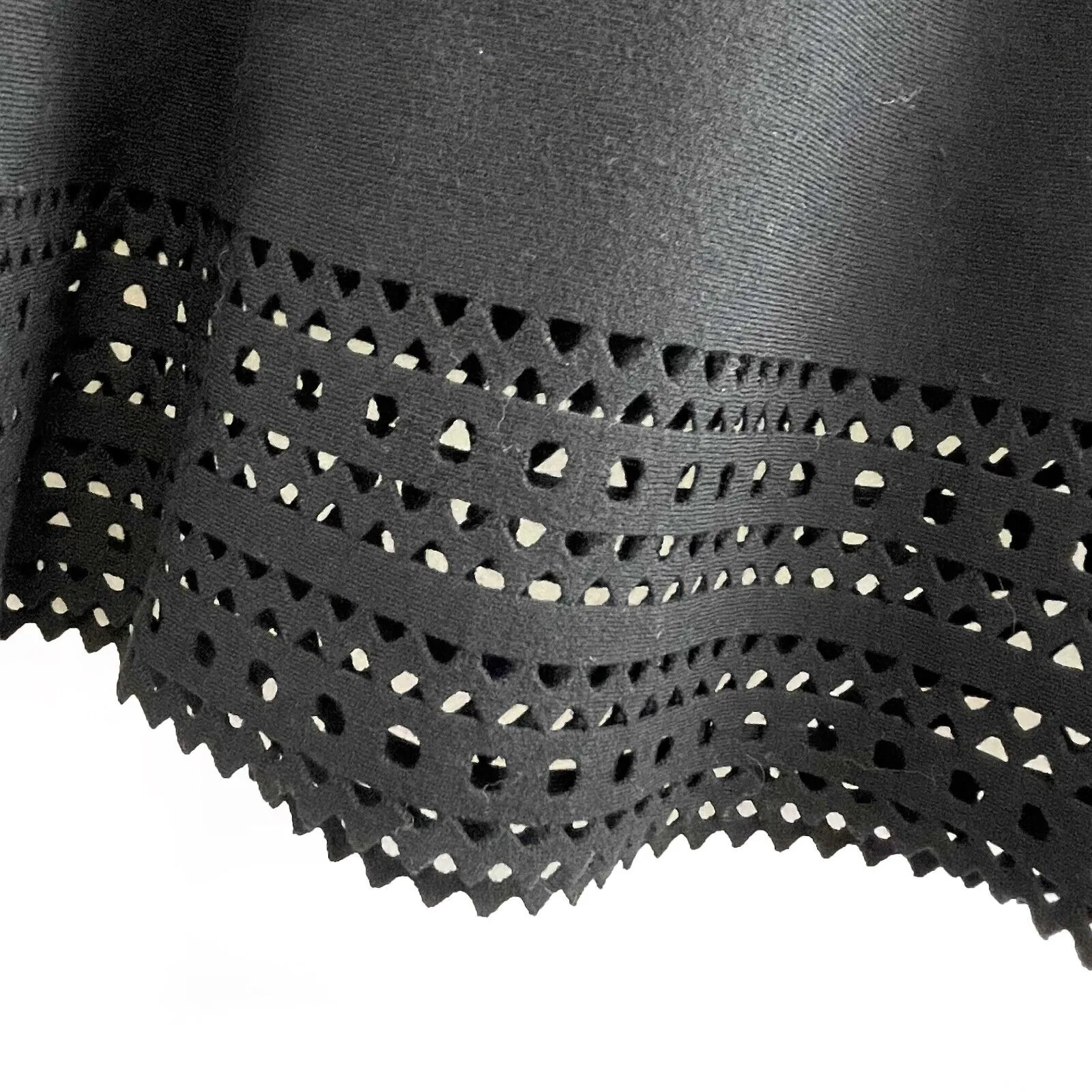 Alaia Excellent Boat neck Openwork-Detail Stretch Tunic Top IT 38 US 2