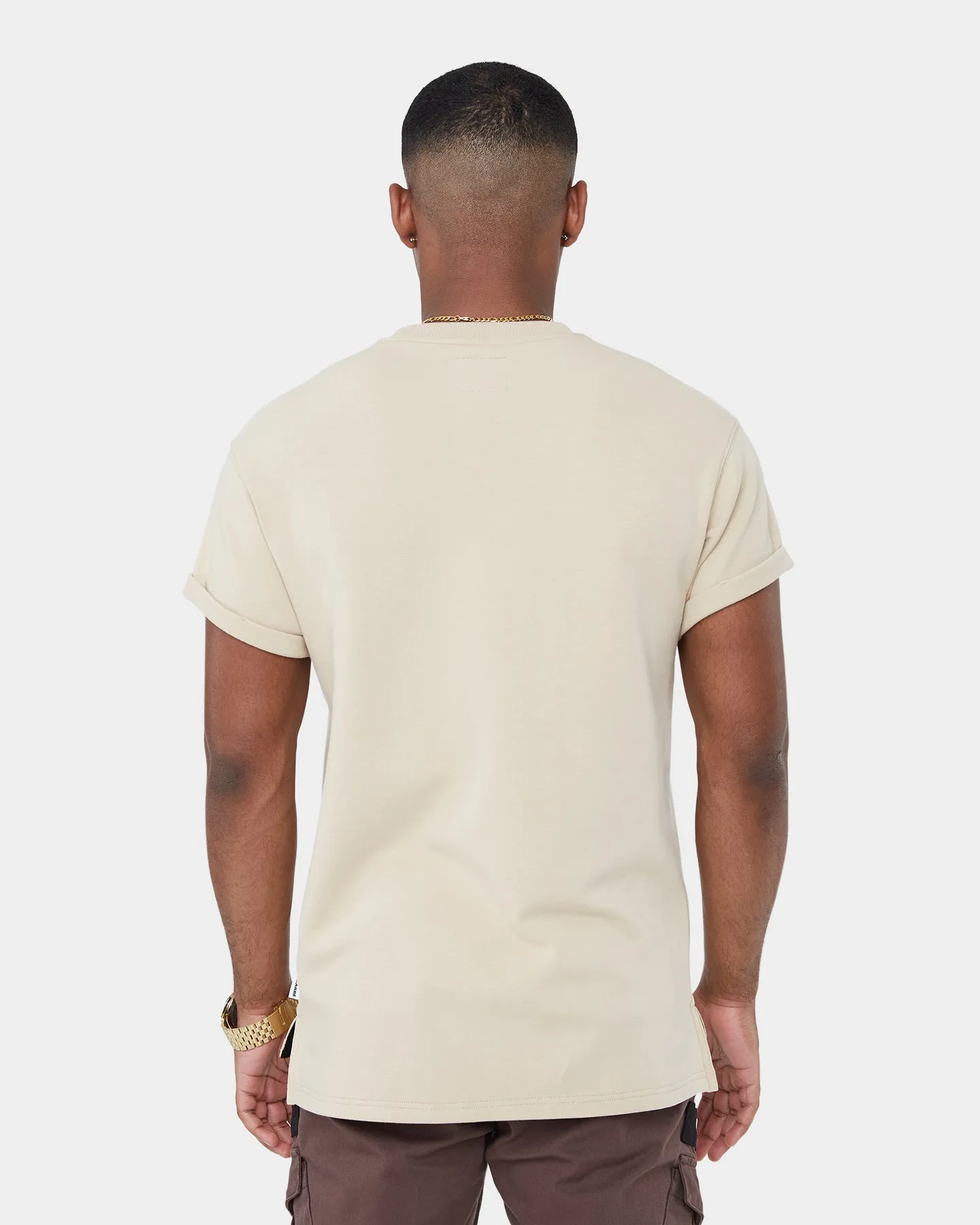 Carré Militant Short Sleeve T-Shirt Stone