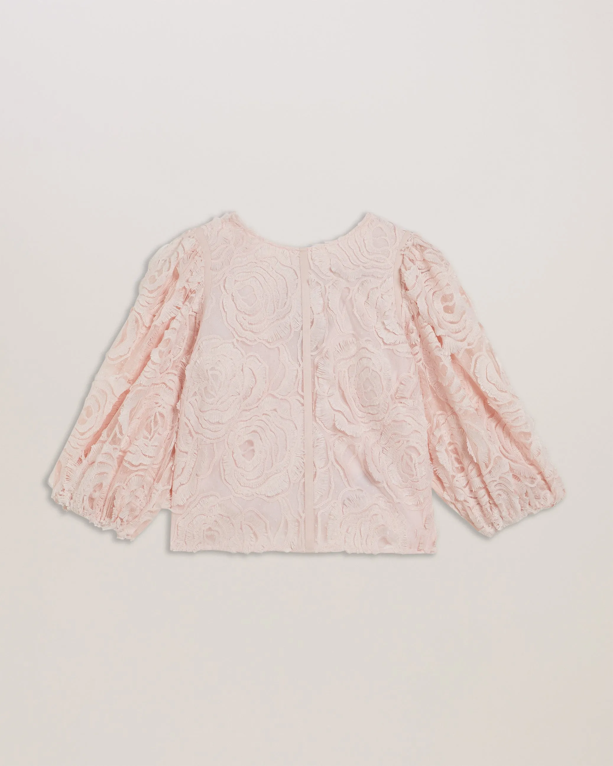 Eliiy Boxy Fit Puffed Sleeve Top Lt-Pink