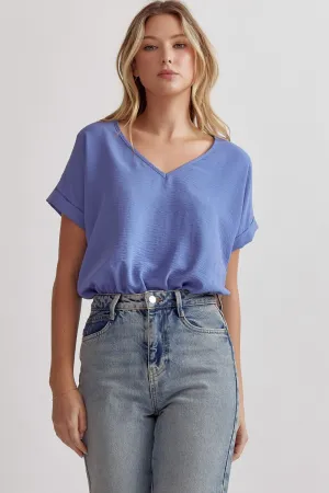 HLB Short Sleeve Bodysuit - Denim