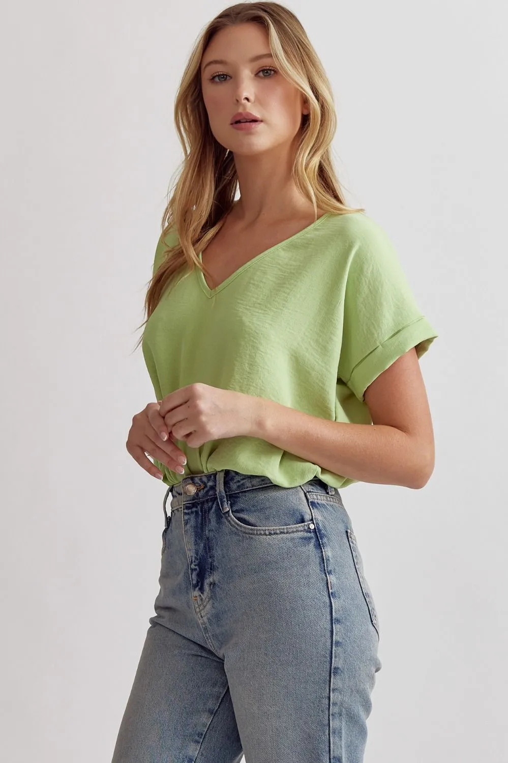 HLB Short Sleeve Bodysuit - Honeydew