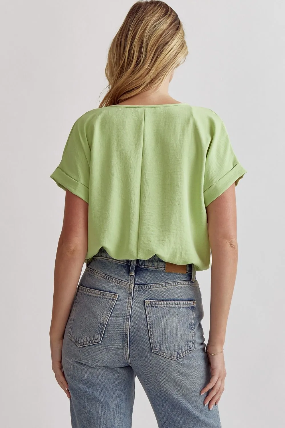 HLB Short Sleeve Bodysuit - Honeydew