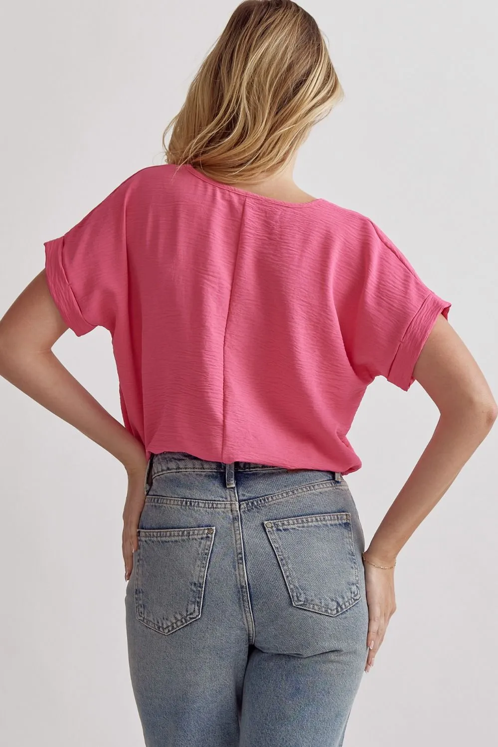 HLB Short Sleeve Bodysuit - Pink