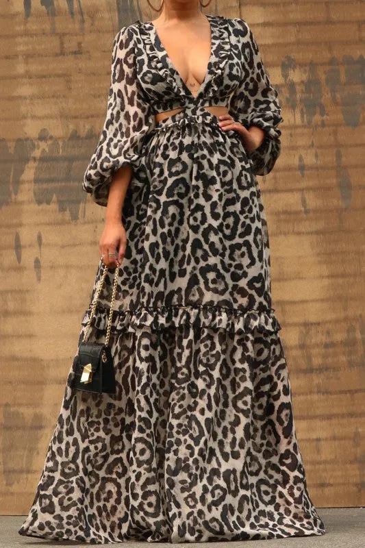 Leopard Maxi Dress