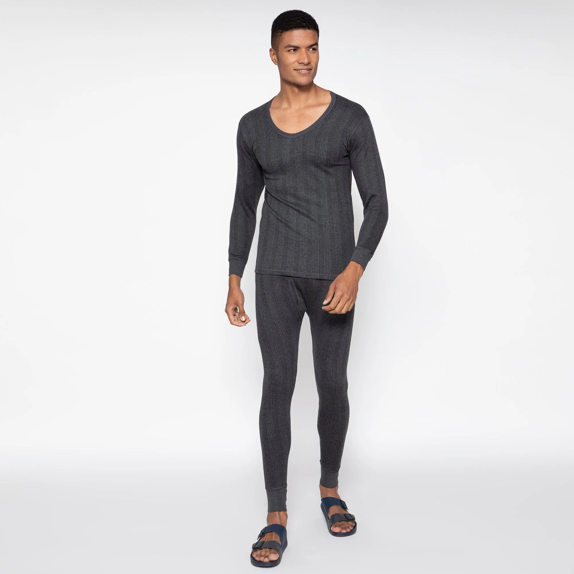 Macho Sporto Men's Thermal Ultima Black Trouser