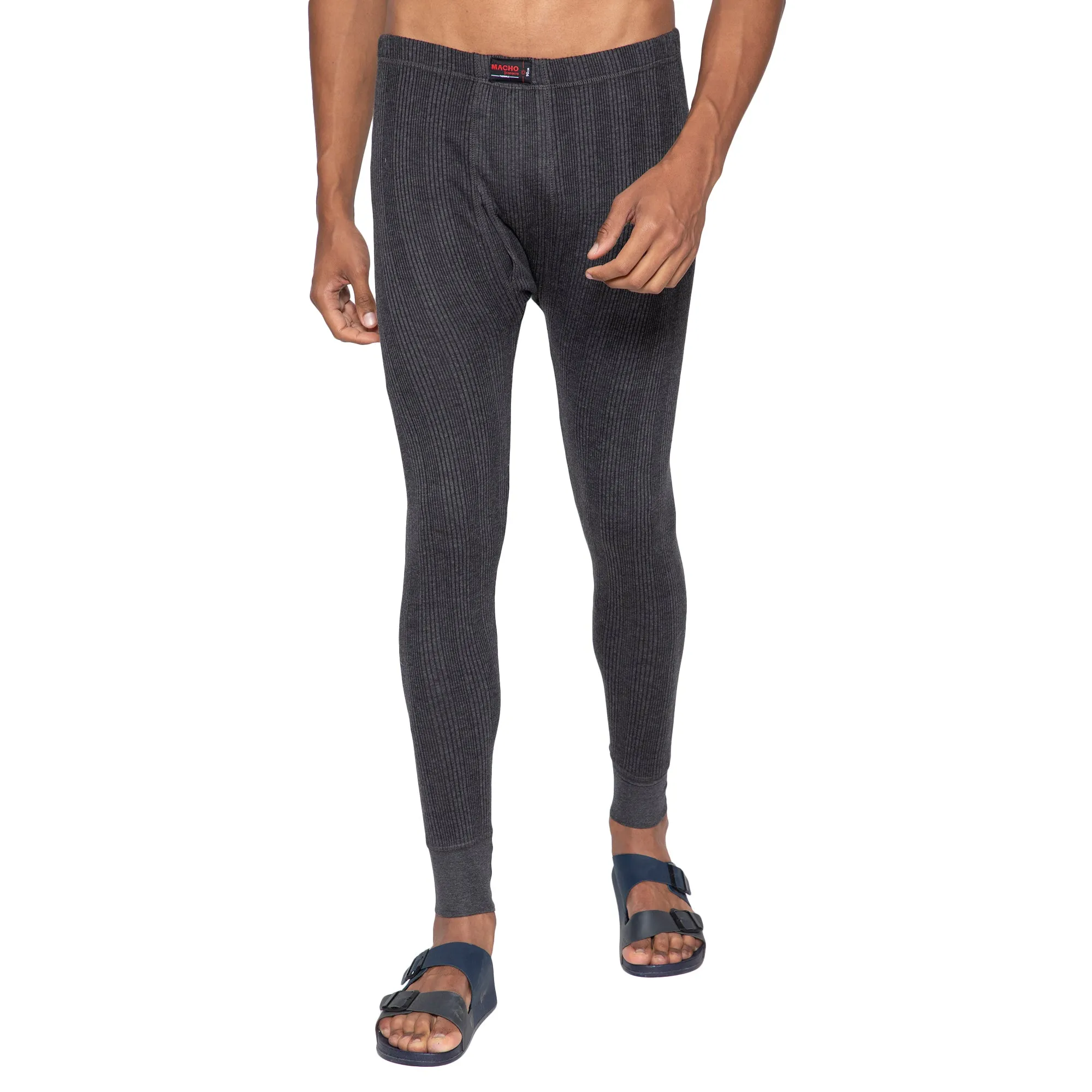 Macho Sporto Men's Thermal Ultima Black Trouser
