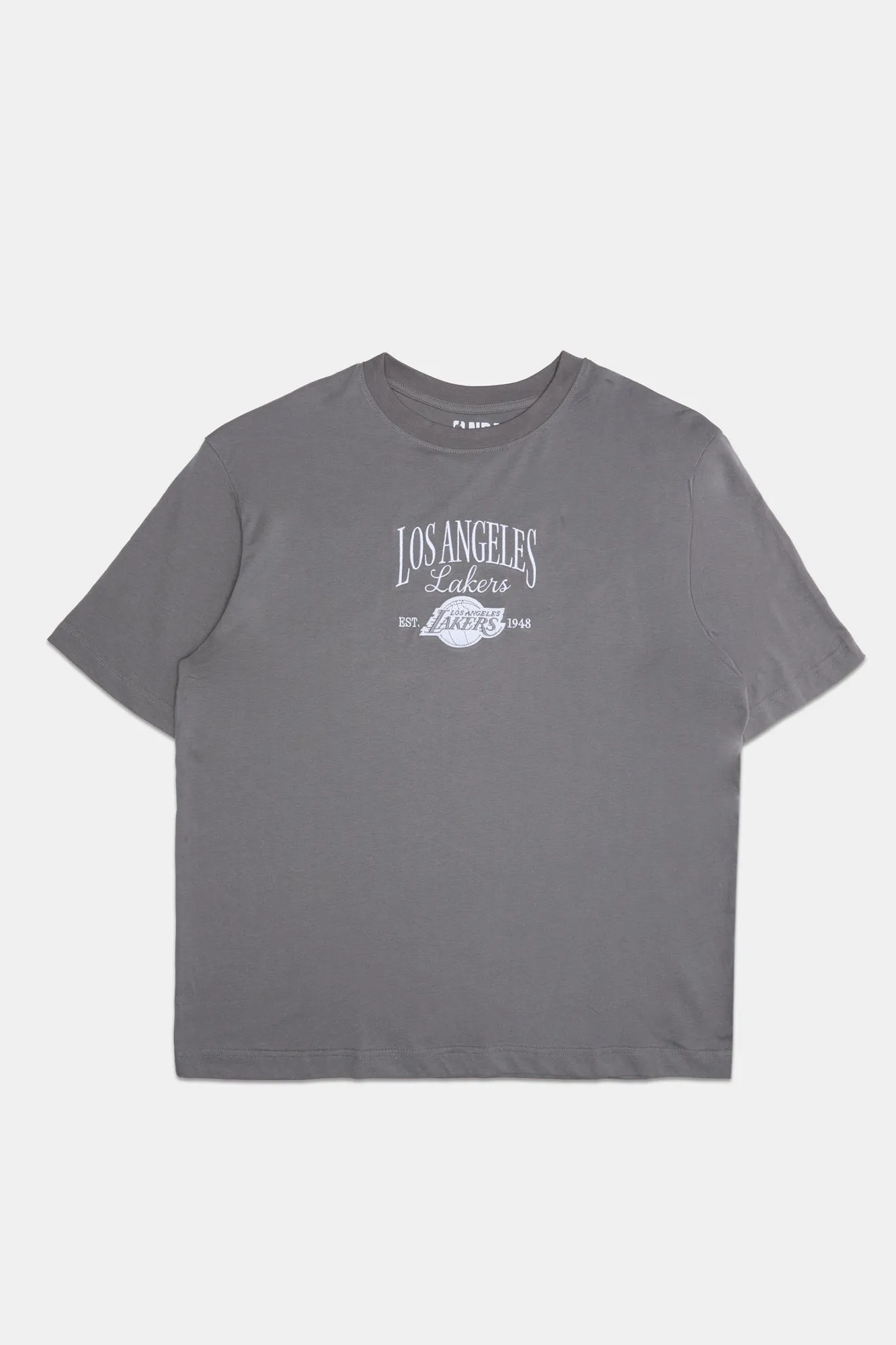 Mens LA Lakers Embroidered Graphic T-Shirt