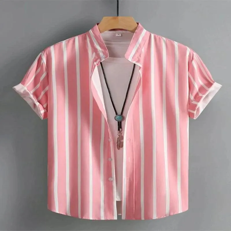 Men's Shirt Button Up Shirt Casual Shirt Summer Shirt Beach Shirt