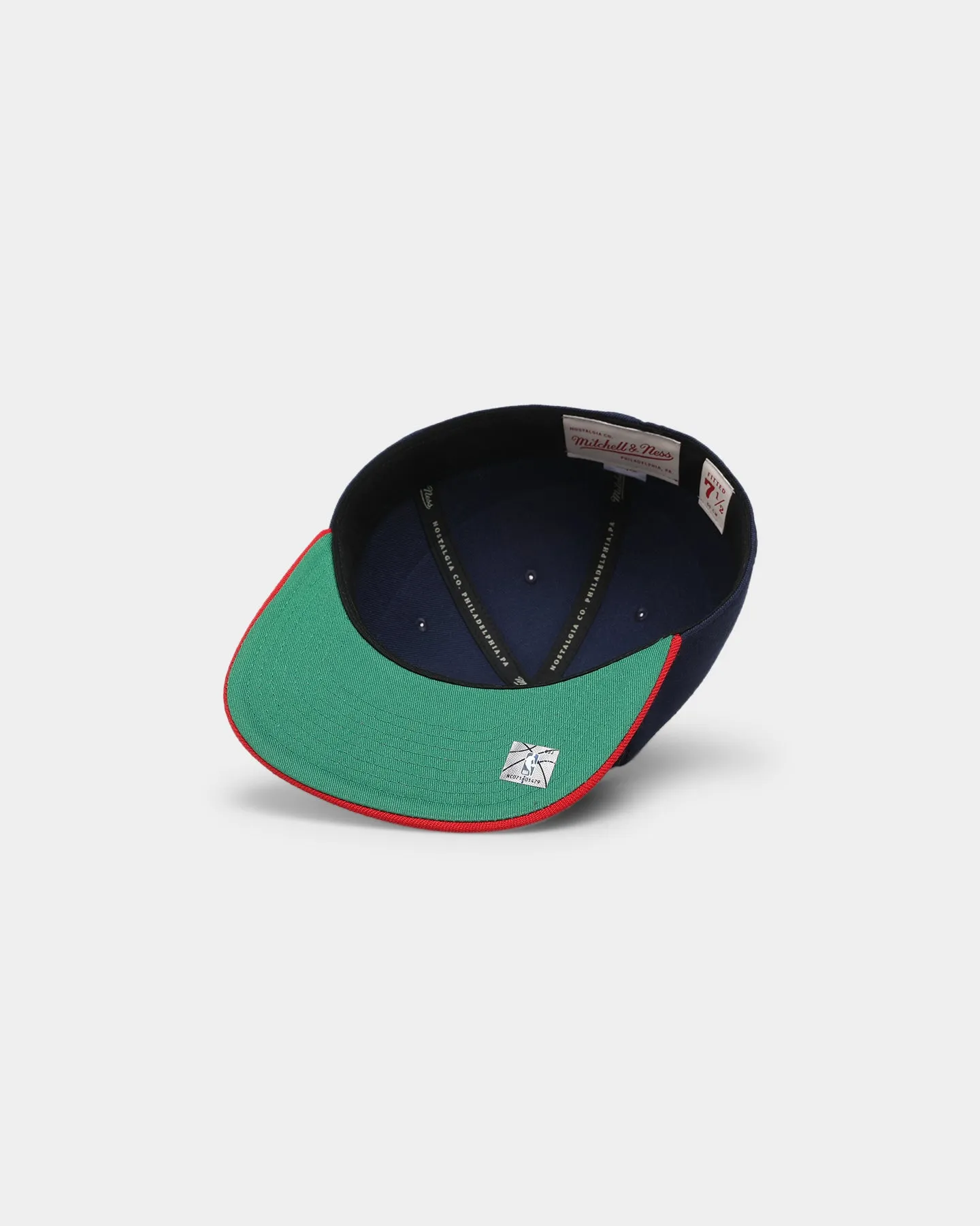 Mitchell & Ness Brooklyn Nets 'Team 2 Tone 2.0 Hardwood Classics' Fitted Navy