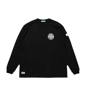 PUFF PRINT L/S T-SHIRT - BLACK