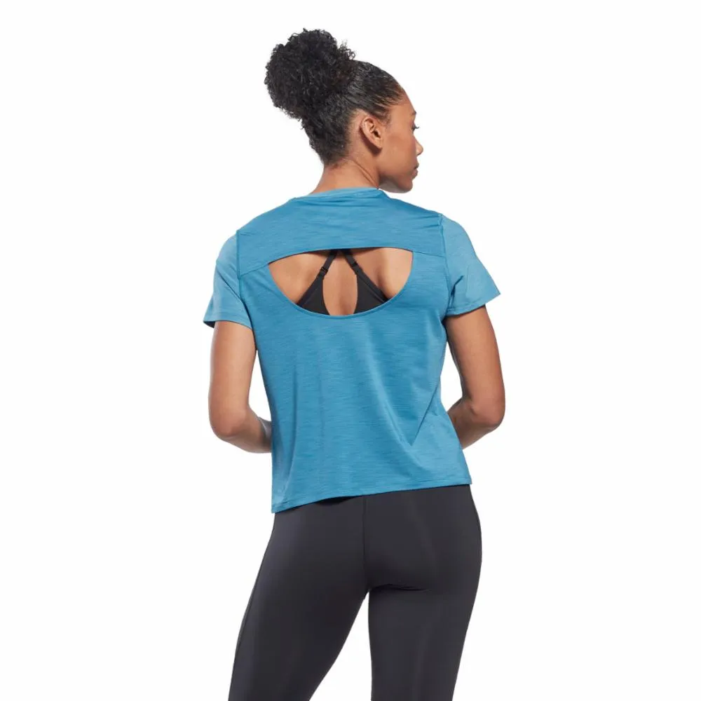 Reebok Apparel Women ACTIVCHILL Athletic T-Shirt STEBLU