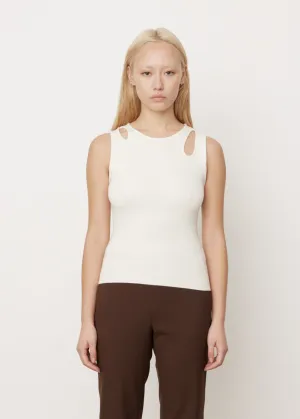 Riley Rib Knit Cutout Top