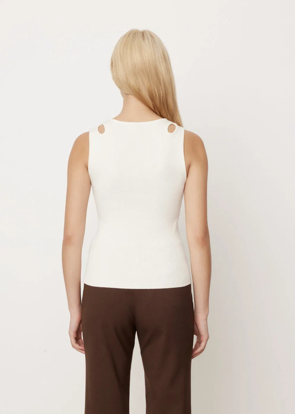 Riley Rib Knit Cutout Top
