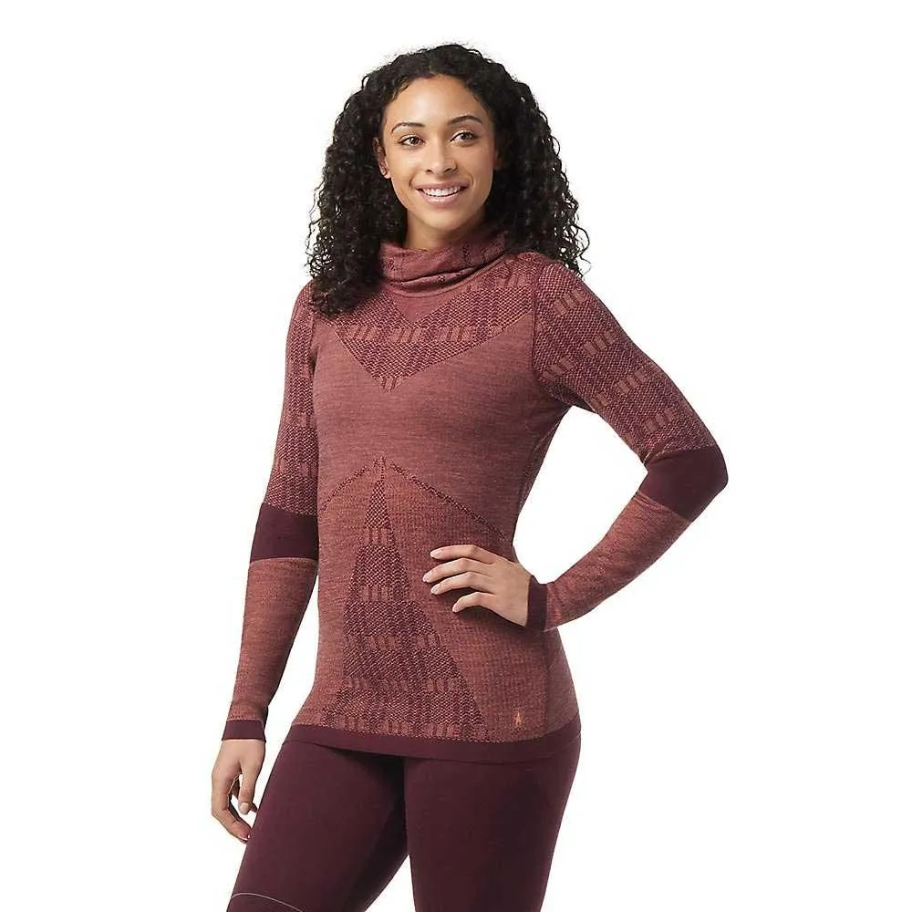 Smartwool Women's Intraknit Thermal Max Merino Base Layer Pattern Hoodie