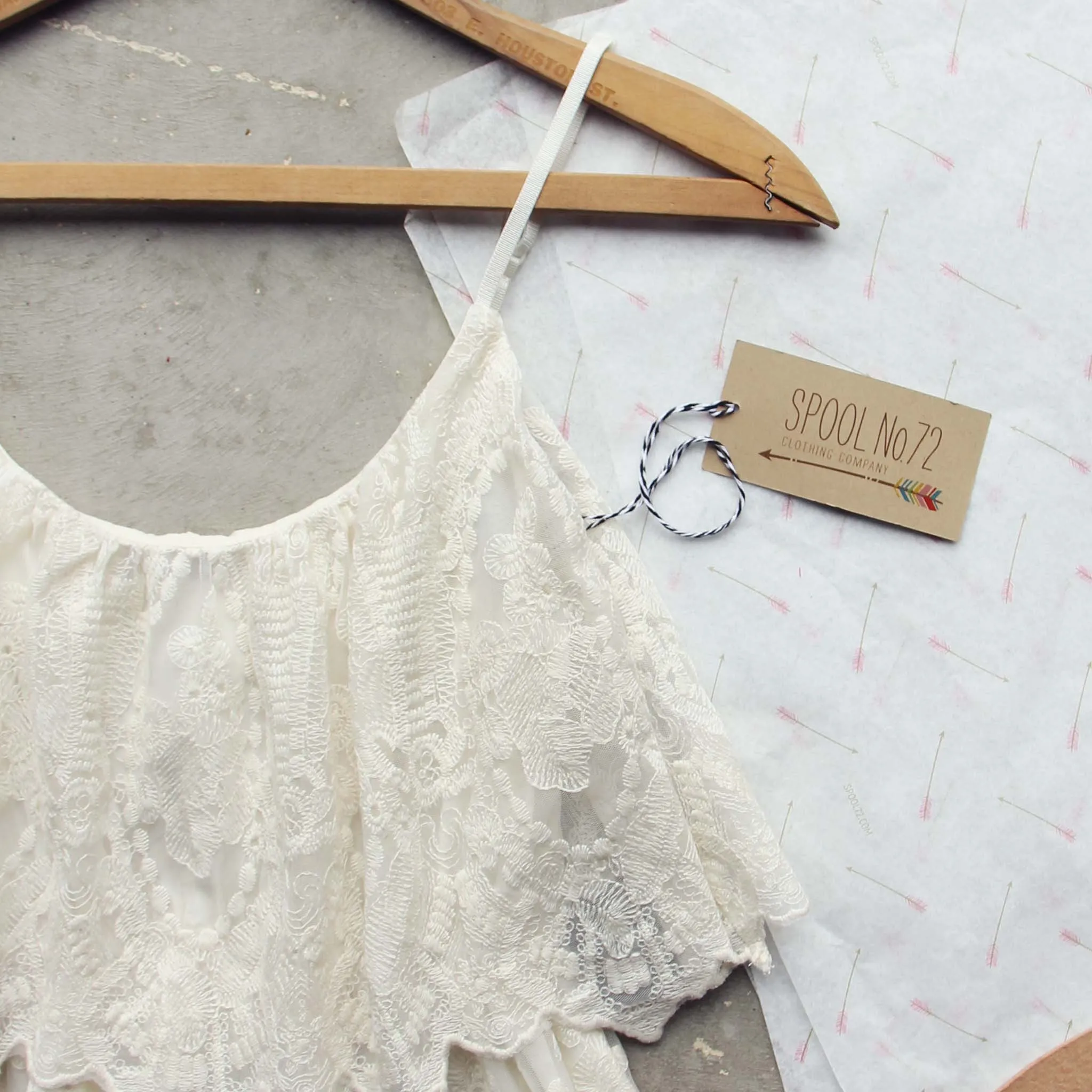White Lilac Lace Dress