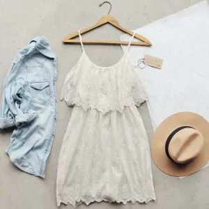 White Lilac Lace Dress